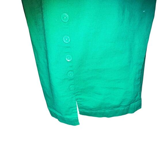 Forever 21 juniors' L square neckline button accent front stretch mini dress - Picture 8 of 9